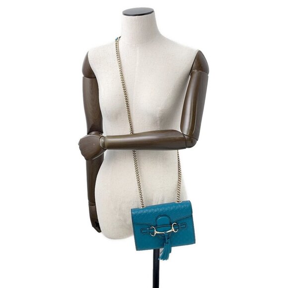 GUCCI Authentic Leather Shoulder Bag - Picture 4 of 16